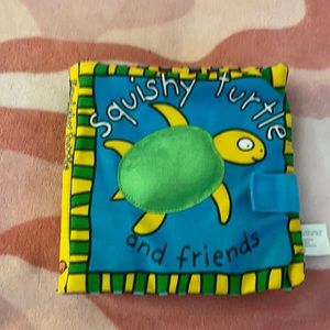 Washable baby material book folds bends